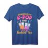 Bubble Tea Boba K-POP Music Lover T-Shirt - Anime, Matcha und Manga inspiriert, perfekt für Foodie, Fans & Geschenke bei Geburtstag & Weihnachten