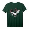 Kranich mit Kirschblüten T-Shirt – Japanische Kunst & Vogelmotive für Japan-Fans und Tierliebhaber