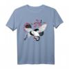 Kranich mit Kirschblüten T-Shirt – Japanische Kunst & Vogelmotive für Japan-Fans und Tierliebhaber