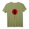 HapKitten Samurai T-Shirt mit Katana, Japanischer Sonne & handgezeichnetem Design – Perfektes Geschenk für Japan- und Anime-Fans