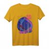 Space Cat T-Shirt im Retro Vaporwave Stil mit japanischen Schriftzeichen – Trendiges Design mit Weltraumkatze für Mode und Streetwear