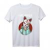 Kitsune der japanische 9 Schwanzfuchs T-Shirt – Otaku, Anime & Manga Design, Kawaii Monster, Japanisches Spirit Tier, Geschenk für Japan-Liebhaber