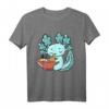 Süßes Kawaii Anime Axolotl T-Shirt mit Ramen Nudeln – Perfektes Geschenk für Ramen- und Anime-Fans zu Weihnachten & Geburtstag