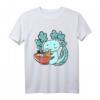 Süßes Kawaii Anime Axolotl T-Shirt mit Ramen Nudeln – Perfektes Geschenk für Ramen- und Anime-Fans zu Weihnachten & Geburtstag