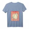 Damen Vintage Retro Japanische Katze Kawaii Tier Kanji T-Shirt mit V-Ausschnitt – Perfektes Geschenk für Katzen- und Japan-Liebhaber zu Geburtstag, Weihnachten & mehr