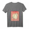 Damen Vintage Retro Japanische Katze Kawaii Tier Kanji T-Shirt mit V-Ausschnitt – Perfektes Geschenk für Katzen- und Japan-Liebhaber zu Geburtstag, Weihnachten & mehr