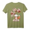 Sakura Kawaii Fuchs Kirschblüten Waldtiere Japan T-Shirt – Niedliches Anime-Design für Kinder, Mädchen & Tierliebhaber