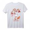 Sakura Kawaii Fuchs Kirschblüten Waldtiere Japan T-Shirt – Niedliches Anime-Design für Kinder, Mädchen & Tierliebhaber