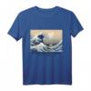 Great Wave off Kanagawa Japanisches Text Ästhetisches T-Shirt – Streetwear für Skater, Künstler & Wellenliebhaber