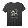 Catzilla Lustiges Katzenmonster T-Shirt – Japanisches Katzen Liebhaber Geschenk für Geburtstag, Weihnachten & Alltag
