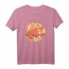 Rotes Panda T-Shirt mit japanischen Kirschblüten – Niedliches Tiermotiv für Tier- und Blumenliebhaber, ideales Geschenk