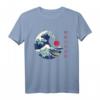 The Great Wave off Kanagawa T-Shirt - Japanische Kunst, Anime & Manga Geschenkidee mit Kawaii Wellen Design