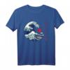 The Great Wave off Kanagawa T-Shirt - Japanische Kunst, Anime & Manga Geschenkidee mit Kawaii Wellen Design