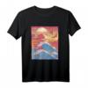 Vaporwave Japanisches Streetwear T-Shirt mit Kanagawa Welle - Retro 80s/90s Mode für Eboy, Egirl & Streetwear-Fans