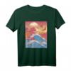 Vaporwave Japanisches Streetwear T-Shirt mit Kanagawa Welle - Retro 80s/90s Mode für Eboy, Egirl & Streetwear-Fans