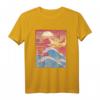 Vaporwave Japanisches Streetwear T-Shirt mit Kanagawa Welle - Retro 80s/90s Mode für Eboy, Egirl & Streetwear-Fans
