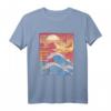 Vaporwave Japanisches Streetwear T-Shirt mit Kanagawa Welle - Retro 80s/90s Mode für Eboy, Egirl & Streetwear-Fans