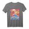 Vaporwave Japanisches Streetwear T-Shirt mit Kanagawa Welle - Retro 80s/90s Mode für Eboy, Egirl & Streetwear-Fans