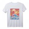Vaporwave Japanisches Streetwear T-Shirt mit Kanagawa Welle - Retro 80s/90s Mode für Eboy, Egirl & Streetwear-Fans