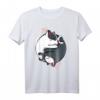 Japanische Yin Yang Katzen Kawaii T-Shirt - Exklusives Anime Tierdesign für Japanliebhaber, Katzenfans & Tierfreunde als Geschenk