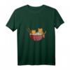 Damen Kawaii-Katze Ramen und Katzen Anime T-Shirt mit V-Ausschnitt – Süßes Japanisches Katzen-Design für Anime- und Ramen-Fans