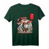 Kawaii Samurai Katze Anime T-Shirt mit Japanischem Garten - Perfekt für Manga- und Kawaii-Katzenfans