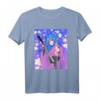 Japanische Anime Girl Samurai Waifu Warrior Woman T-Shirt – Perfektes Geschenk für Anime- und Samurai-Fans mit Sakura-Motiv