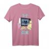 80er Jahre Japan Aesthetic Vaporwave TV Katze Pizza T-Shirt – Streetwear für Fans von Retro, Anime, Manga, Glitch Effekt und japanischer Kunst