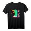 80er Japan Aesthetic Vaporwave T-Shirt mit verrückter Ente und Glitch-Effekt – Perfekt für Fans von Retro, Anime und japanischer Kunst