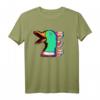 80er Japan Aesthetic Vaporwave T-Shirt mit verrückter Ente und Glitch-Effekt – Perfekt für Fans von Retro, Anime und japanischer Kunst