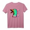 80er Japan Aesthetic Vaporwave T-Shirt mit verrückter Ente und Glitch-Effekt – Perfekt für Fans von Retro, Anime und japanischer Kunst
