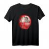 Japanische Daruma-Puppe T-Shirt - Traditionelles Design inspiriert von Bodhidharma, perfekt für Kultur- und Kunstliebhaber