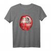 Japanische Daruma-Puppe T-Shirt - Traditionelles Design inspiriert von Bodhidharma, perfekt für Kultur- und Kunstliebhaber