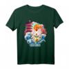 Japanisches Vintage Art T-Shirt mit Glückskatze und 'Great Wave' Kanagawa - Retro Design für Japan-Liebhaber & Kulturfans