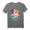 Japanisches Vintage Art T-Shirt mit Glückskatze und 'Great Wave' Kanagawa - Retro Design für Japan-Liebhaber & Kulturfans