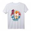 Japanisches Vintage Art T-Shirt mit Glückskatze und 'Great Wave' Kanagawa - Retro Design für Japan-Liebhaber & Kulturfans