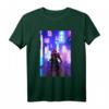 Futuristischer Samurai auf den Straßen von Tokio Japan T-Shirt – Retro, Vaporwave & Synthwave Style für Anime- und Cyberpunk-Fans