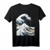 Die große Welle vor Kanagawa Hokusai Japanisches Kunst T-Shirt – Vintage-Style Holzschnittdruck, Geschenk für Kunstliebhaber & Japan-Enthusiasten