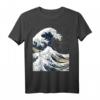Die große Welle vor Kanagawa Hokusai Japanisches Kunst T-Shirt – Vintage-Style Holzschnittdruck, Geschenk für Kunstliebhaber & Japan-Enthusiasten
