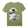 Die große Welle vor Kanagawa Hokusai Japanisches Kunst T-Shirt – Vintage-Style Holzschnittdruck, Geschenk für Kunstliebhaber & Japan-Enthusiasten