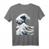 Die große Welle vor Kanagawa Hokusai Japanisches Kunst T-Shirt – Vintage-Style Holzschnittdruck, Geschenk für Kunstliebhaber & Japan-Enthusiasten