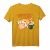 Neko Kawaii Katze Sushi T-Shirt - Lustiges Japanisches Manga & Anime Fan Shirt für Katzenliebhaber und Sushi-Fans