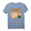Neko Kawaii Katze Sushi T-Shirt - Lustiges Japanisches Manga & Anime Fan Shirt für Katzenliebhaber und Sushi-Fans