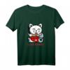 Japanische Glückskatze Ramen Nudeln T-Shirt für Damen, Herren und Kinder – Kawaii Anime Design, perfektes Geschenk für Katzen- und Ramen-Fans