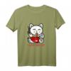 Japanische Glückskatze Ramen Nudeln T-Shirt für Damen, Herren und Kinder – Kawaii Anime Design, perfektes Geschenk für Katzen- und Ramen-Fans