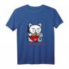 Japanische Glückskatze Ramen Nudeln T-Shirt für Damen, Herren und Kinder – Kawaii Anime Design, perfektes Geschenk für Katzen- und Ramen-Fans