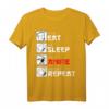 Eat Sleep Anime Repeat Otaku Geschenk T-Shirt mit Japan Kanji - Perfektes Geschenk für Anime- und Manga-Fans, Cosplayer & Otaku