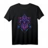Japanischer Krieger Vaporwave Synthwave Retrowave T-Shirt – Perfektes Geschenk für Anime, Manga, Otaku, Kawaii und Sci-Fi Fans