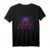 80er Japan Aesthetic Vaporwave Faultier T-Shirt mit Meditationsdesign – Retro Synthwave & Manga Style für Fans