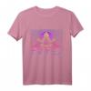 80er Japan Aesthetic Vaporwave Faultier T-Shirt mit Meditationsdesign – Retro Synthwave & Manga Style für Fans